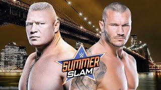 WWE Summerslam 2016 - Randy Orton vs Brock Lesnar