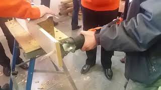 Обзор пилы сабельной аккумуляторной (Pendulum action reciprocating saw) AEG BUS 18