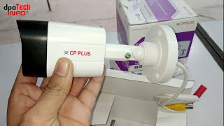 Best Budget CCTV HD Camera | CP Plus CCTV HD Camera Unboxing & Review #1