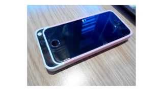 Распаковка силиконового чехла-батареи iphone 5 (5S) 2200 мАч из Китая с сайта AliExpress