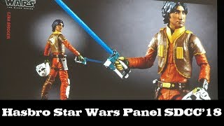 Hasbro Star Wars Black Series and Vintage Collection Panel from SDCC 2018