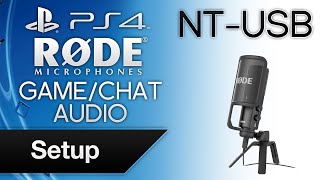 Rode NT-USB: Setup with PS4 for Game/Chat Audio! (Tutorial)