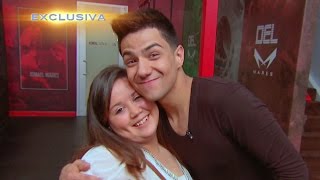 ¡Lágrimas de felicidad! Luis Coronel sorprendió a una fan