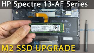 HP Spectre 13-AF000 How to install M2 SSD upgrade