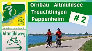 AltmühltalRadweg [2]▶Altmühlsee - Herrieden - Treuchtlingen - Pappenheim [RADREISE DOKU]