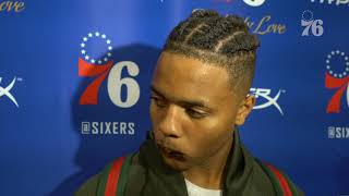 Markelle Fultz | Postgame vs Magic (10.1.18)