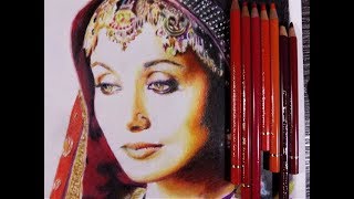 Drawing/shading Rani Mukerji (Bollywood actress)