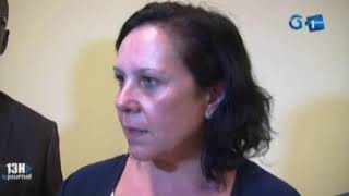 RTG - Le Ministre de la santé reçoit en audience la gestionnaire du Fond Mondial Sida, Tuberculose