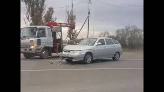 Последствия массового ДТП на въезде в Волгодонск