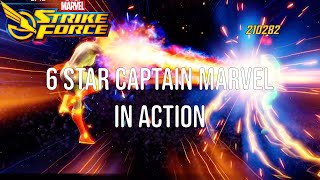6 Star Captain Marvel - 210k Max Damage - Marvel Strike Force