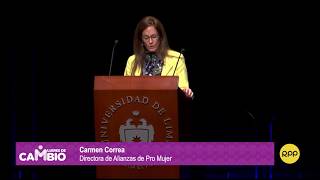 Foro Mujeres de Cambio - Mujer Emprendedora Exposición de Carmen Correa.