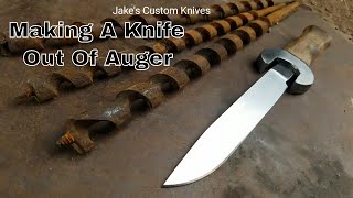Forging A Knife From Auger Drill Bit