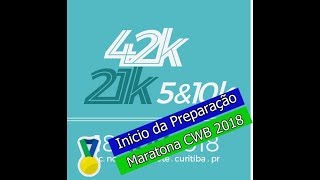 #CorreGordinhoNaMaratonaCWB - Inicio da Preparação!