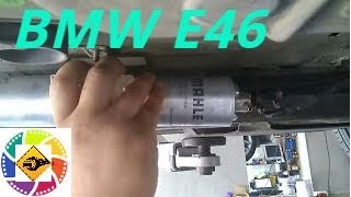 BMW E46.Замена топливного фильтра