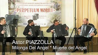 Astor Piazzolla: Milonga Del Angel * Muerte del Angel ACCORDION Quartet AKKO Project Баянный квартет