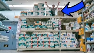TOILET PAPER FORT CHALLENGE!