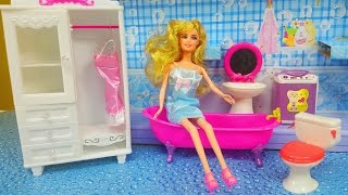 YENİ Oyuncak Bebek ve Banyo Seti | Bebek Bakma Oyunu | EvcilikTV