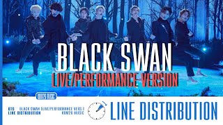 BTS ~ Black Swan (Live/Performance Ver.) ~ Line Distribution