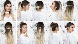 10 EASY HEATLESS BACK TO SCHOOL HAIRSTYLES!