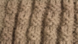 Mужской (и не только) узор спицами. Simple knitting pattern.