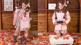 Trenca de niña/duffle coat. REVISTA PATRONES INFANTILES Nº 8