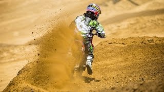 KID CRASHES HARD ON DIRT BIKE