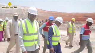 2017 05 10 Visite du Ministre des Mines du Mali sur le site de Wassoul'Or