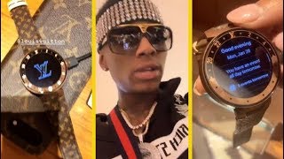 Soulja Boy Flexing On Rappers With His New Louis Vuitton Watch!