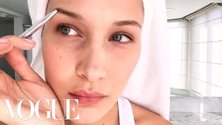 Bella Hadid’s Jet-Lag Beauty Survival Guide | Beauty Secrets | Vogue