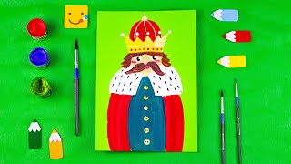 Как нарисовать короля/ Рисуем героев сказок/ Уроки рисования для детей