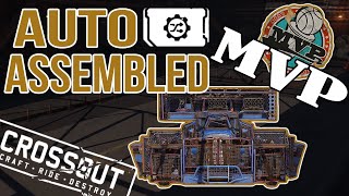 CROSSOUT GAMEPLAY - MVP with AUTO-ASSEMBLED vehicle #3 [Dual Cricket]