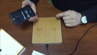 Обзор беспроводной зарядки Wooden Wireless Silver