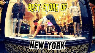 Sexy Girl Doing YOGA in a New York City Store! I'm SEXY And I Know It! LMFAO & KTM Laranjinha in NYC