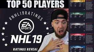 TOP 50 PLAYER RATINGS NHL 19!