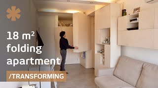 Folding 18-sqm beach-flat sleeps 5, feeds 10 + cocktail terrace