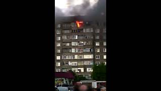 В жилой девятиэтажке взорвался газ