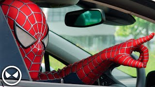 SPIDER-MAN Attacks Opel Dealer! - Cars are for Humans