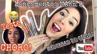 TESTEI AS MÁSCARAS LANÇAMENTO DA BOTICÁRIO (MAKE B) / SELIGANAMAKE