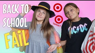 BACK TO SCHOOL CLOTHING HAUL FAIL (TARGET) | Piper Rockelle