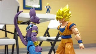 Dragonballz Stopmotion Goku and Vegeta vs Beerus