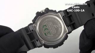Мужские японские наручные часы Casio G-SHOCK GAC -100- 1A