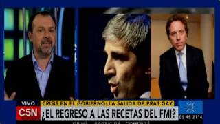 C5N - Política: Crisis en el gobierno por la salida de Prat Gay