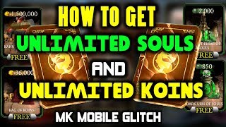 Mortal Kombat Mobile Glitch. How To Get Unlimited Souls & Unlimited Coins. Mk Mobile Hack.