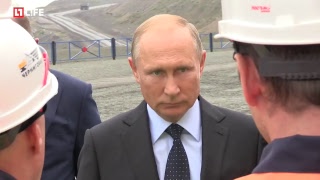 Путин на разрезе «Черниговец» в Кемерове