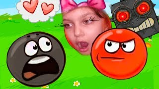 RED BALL 4 КРАСНЫЙ ЧЕРНЫЙ ШАРИК против ЗЛОГО КВАДРАТА игровой мультик видео для детей Валеришка