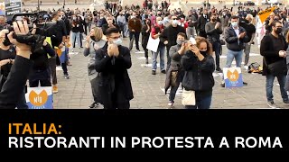 Italia: Ristoranti in protesta a Roma