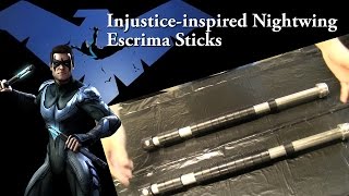 DIY Injustice-inspired Nightwing Escrima Sticks