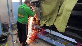FORD Edge. Вытяжка стойки.  Расверловка донорской части.