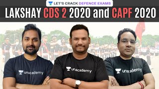 Lakshay CDS 2 2020 and CAPF 2020 | Let's Crack It!