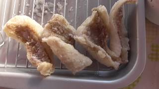 真鯛をから揚げに。釣った魚を自分でさばいて調理して食べよう。